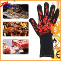 Aramid Cotton Safety Unisex Grill Ofen Handschuhe Großhandel Silikon Topflappen mit fünf Finger